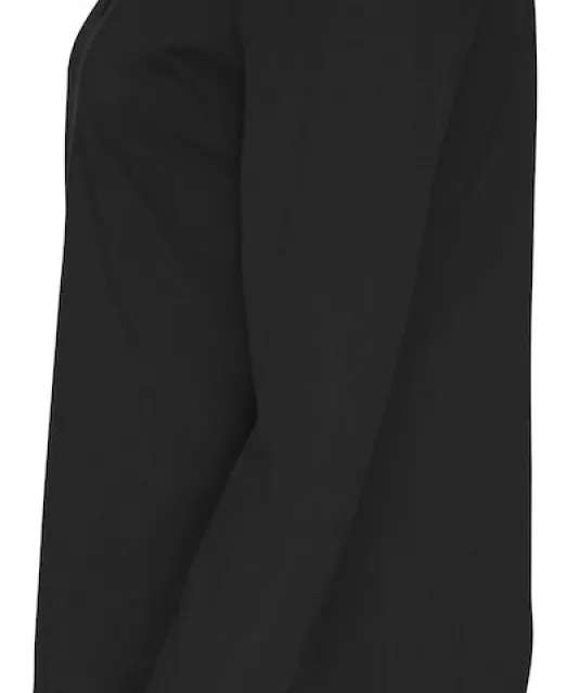 POLO PIQUE LONG SLEEVE LADY - GOTS GECERTIFICEERD Zwart