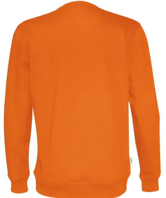 SWEATER CREW NECK UNISEX - GOTS GECERTIFICEERD Oranje