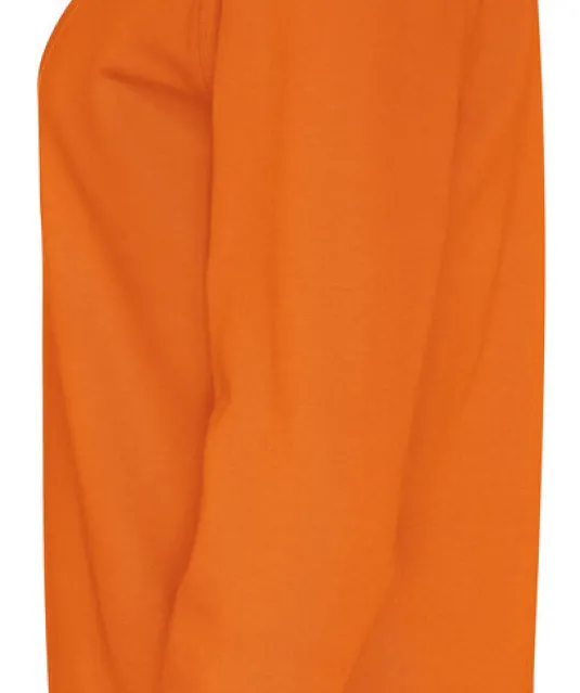 SWEATER CREW NECK UNISEX - GOTS GECERTIFICEERD Oranje