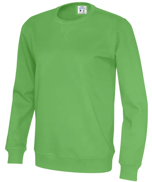SWEATER CREW NECK UNISEX - GOTS GECERTIFICEERD Groen