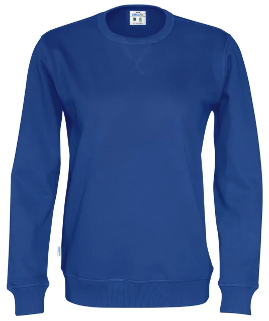 SWEATER CREW NECK UNISEX - GOTS GECERTIFICEERD Blauw