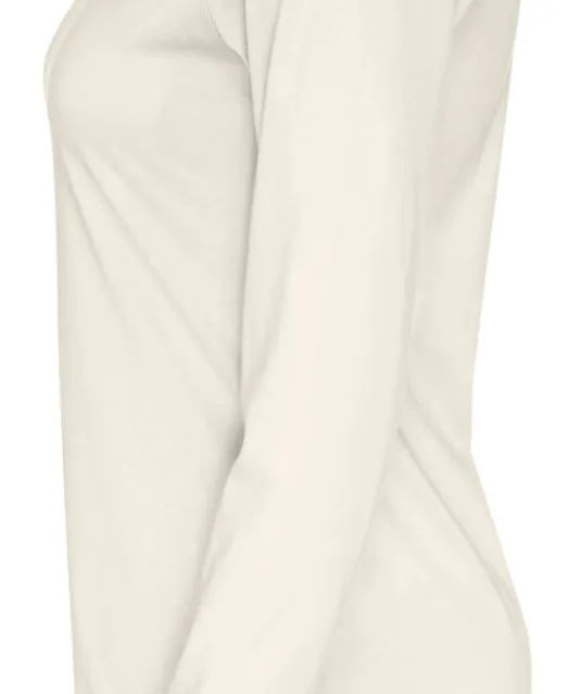 T-SHIRT LONG SLEEVE LADY - GOTS GECERTIFICEERD Ecru