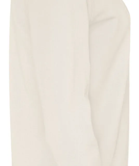 SWEATER CREW NECK UNISEX - GOTS GECERTIFICEERD Ecru