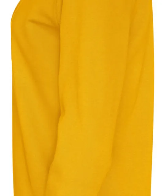 SWEATER CREW NECK UNISEX - GOTS GECERTIFICEERD Geel