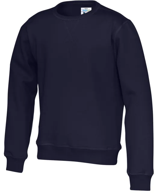 SWEATER CREW NECK KID - GOTS GECERTIFICEERD Marine