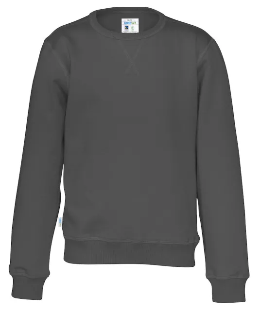 SWEATER CREW NECK KID - GOTS GECERTIFICEERD Roze