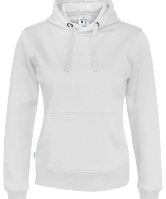 HOODIE LADY - GOTS GECERTIFICEERD Wit