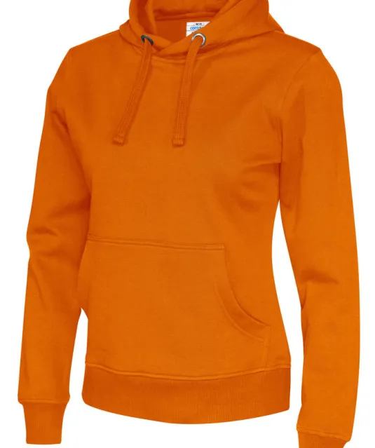 HOODIE LADY - GOTS GECERTIFICEERD Oranje