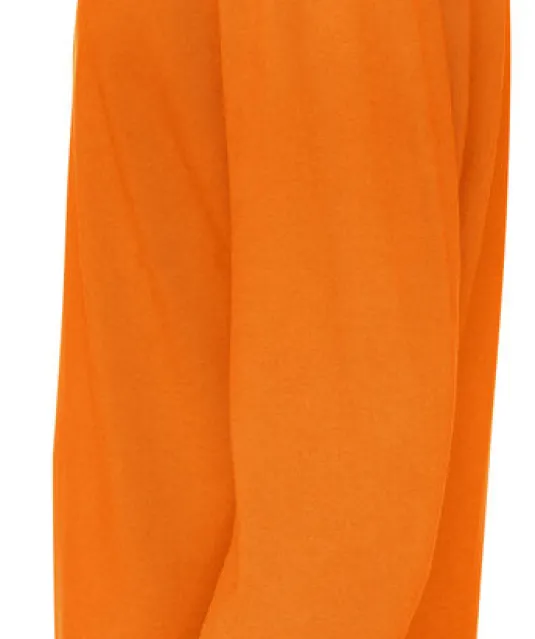 POLO PIQUE LONG SLEEVE MAN - GOTS GECERTIFICEERD Oranje