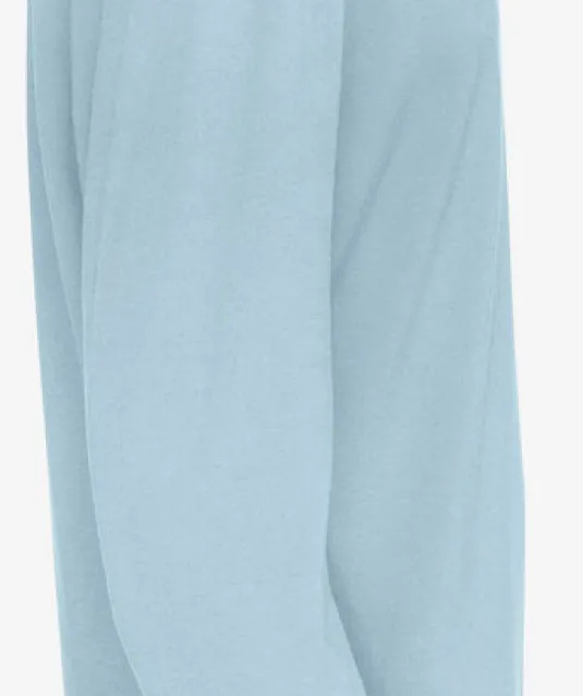 POLO PIQUE LONG SLEEVE MAN - GOTS GECERTIFICEERD Lichtblauw