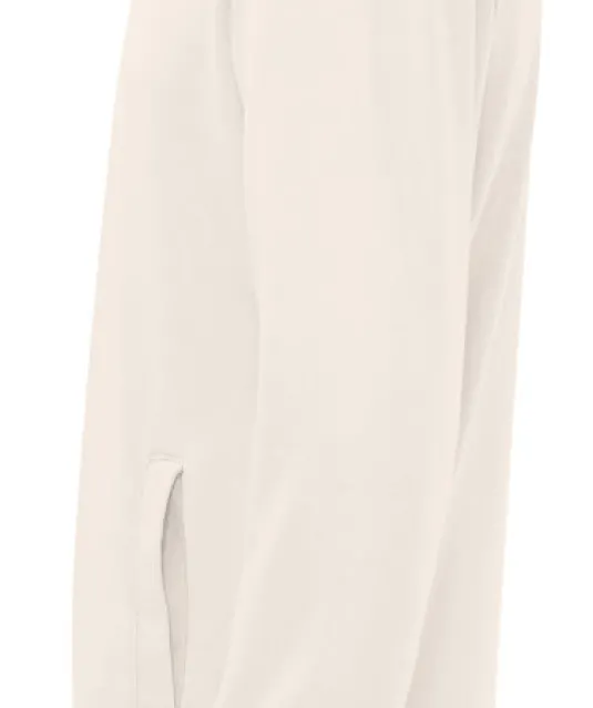 SWEATER HALF ZIP UNISEX - GOTS GECERTIFICEERD Ecru