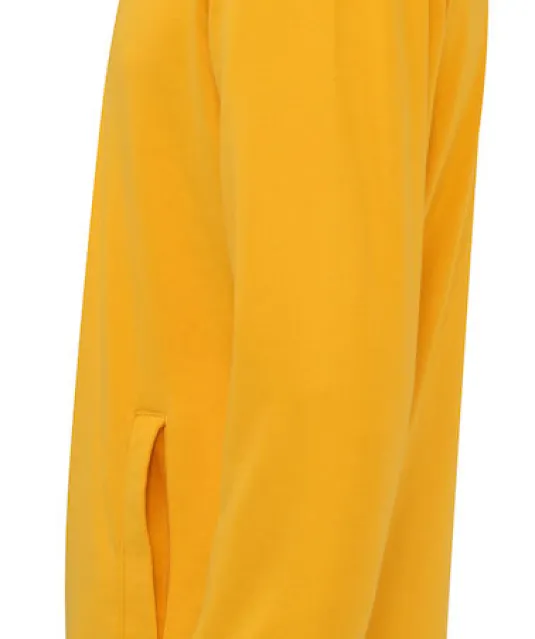 SWEATER HALF ZIP UNISEX - GOTS GECERTIFICEERD Geel