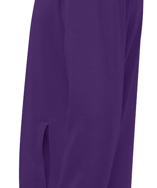 SWEATER HALF ZIP UNISEX - GOTS GECERTIFICEERD Paars