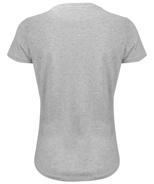 American U  T-Shirt Dames Grijs mélée