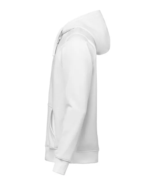 UM Sweater Volledige Rits (OCS-RCS)  Regular Fit Unisex Wit