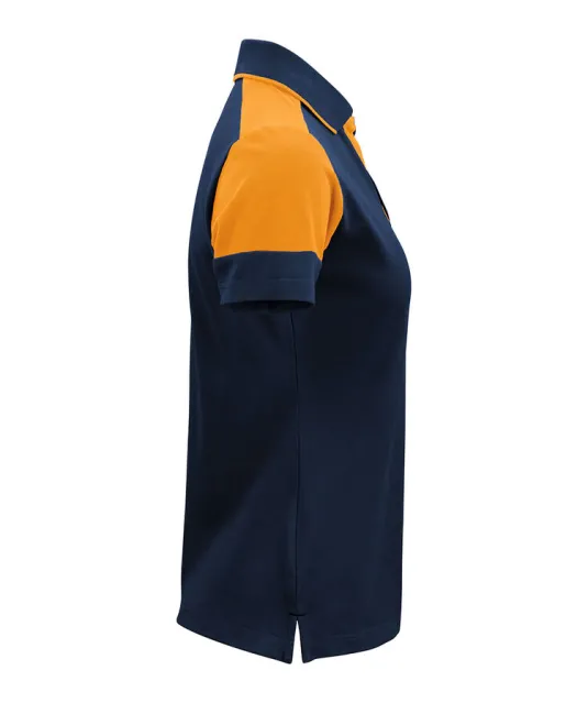Prime Polo Dames Marine/neonoranje