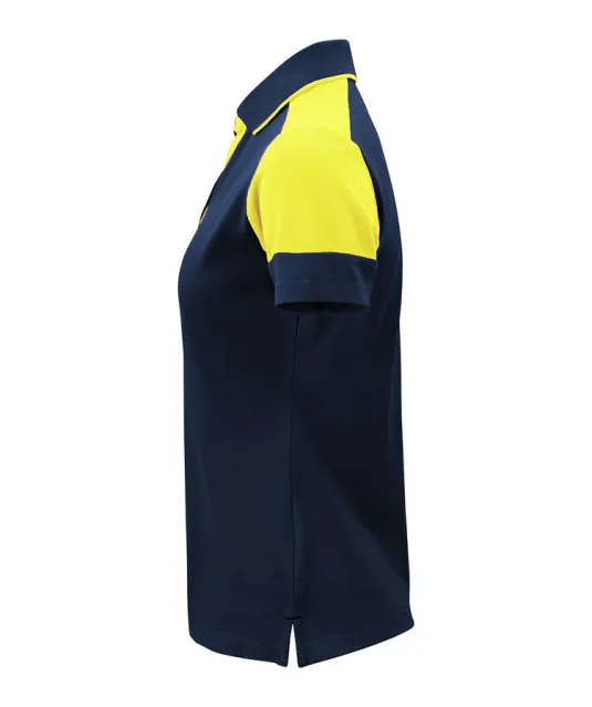 Prime Polo Dames Marine/neongeel