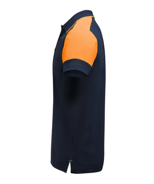 Prime Polo Heren Marine/neonoranje
