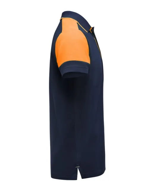 Prime Polo Heren Marine/neonoranje