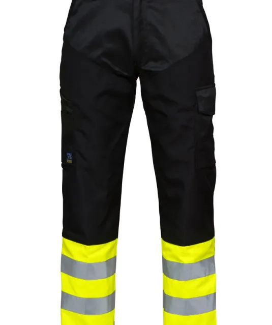6507 SIGNALISATIEBROEK EN ISO 20471 KLASSE 1 Geel/zwart