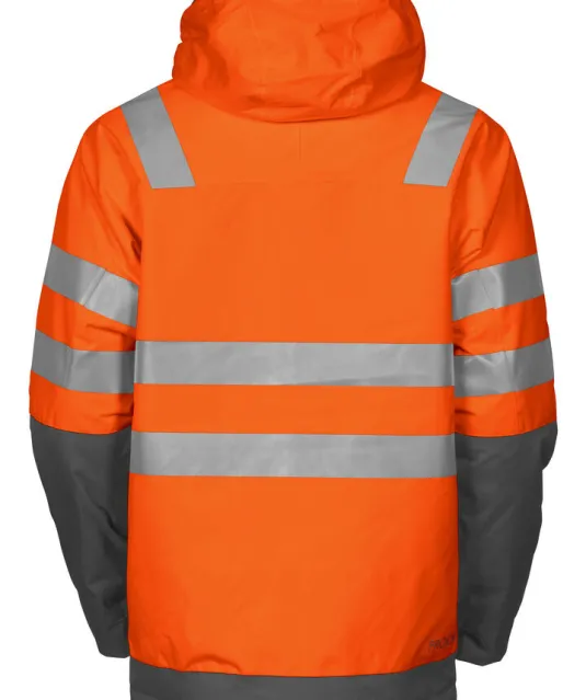 6418 GEVOERDE SIGNALISATIEJAS EN ISO 20471 KLASSE 3 Oranje