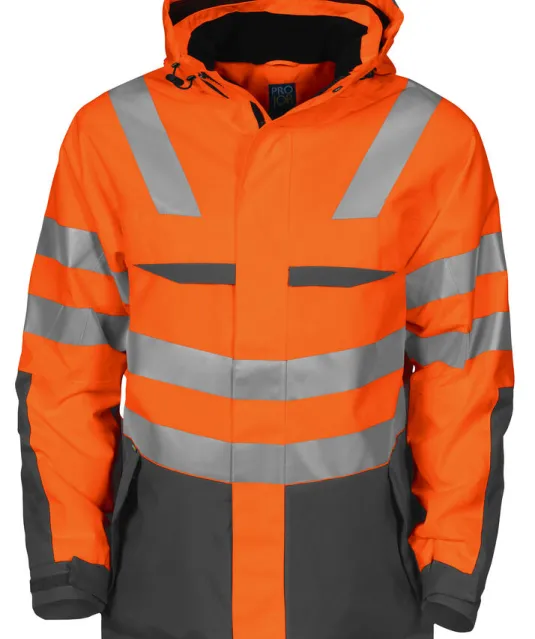 6418 GEVOERDE SIGNALISATIEJAS EN ISO 20471 KLASSE 3 Oranje