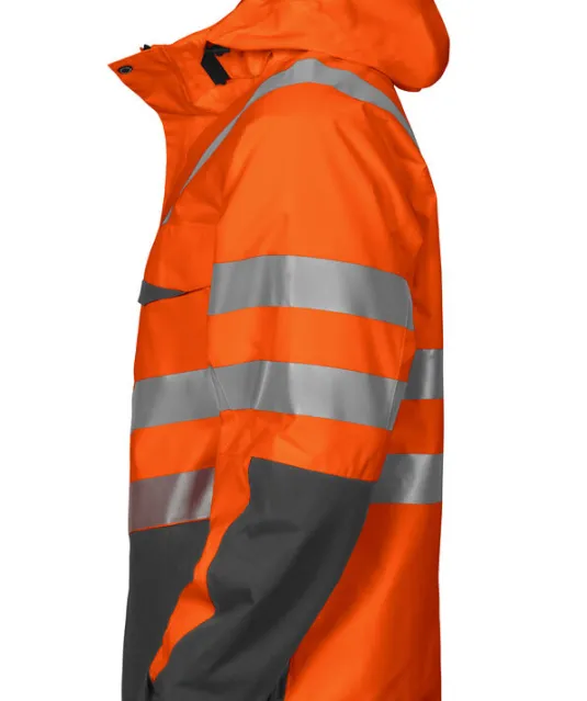 6418 GEVOERDE SIGNALISATIEJAS EN ISO 20471 KLASSE 3 Oranje