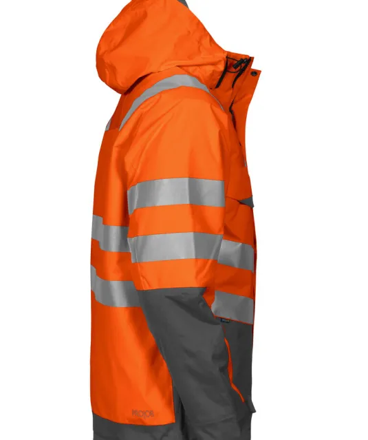 6418 GEVOERDE SIGNALISATIEJAS EN ISO 20471 KLASSE 3 Oranje