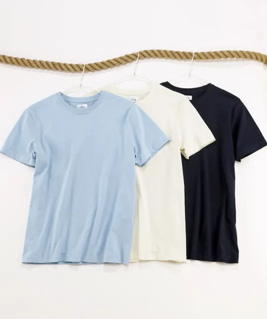 T-SHIRT MAN - GOTS GECERTIFICEERD Ecru