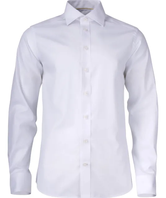 Yellow Bow 50  Hemd Slim Fit Heren Wit