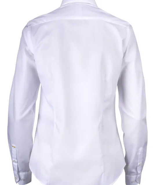 Yellow Bow 50  Hemd Dames Wit