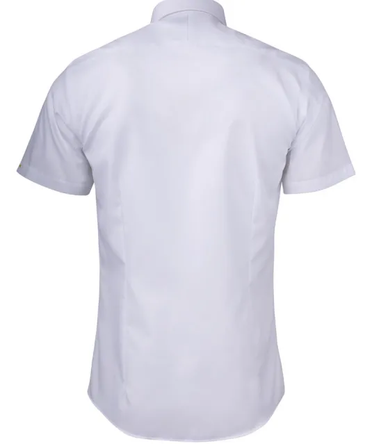 Yellow Bow 50 S/S Hemd Slim Fit Heren Wit