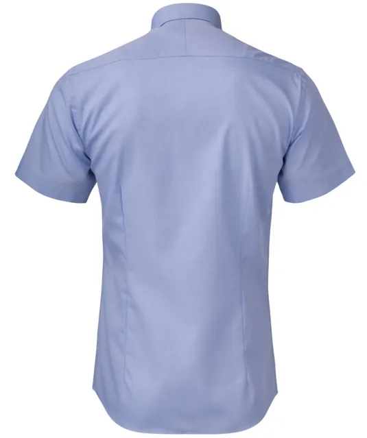 Yellow Bow 50 S/S Hemd Slim Fit Heren Lichtblauw