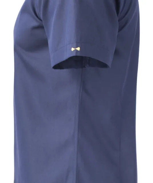 Yellow Bow 50 S/S Hemd Slim Fit Heren Marine