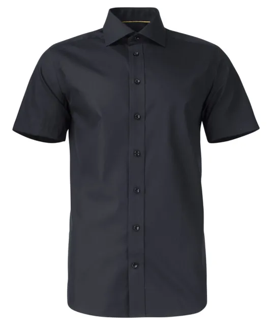 Yellow Bow 50 S/S Hemd Slim Fit Heren Zwart