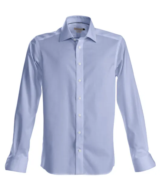 Green Bow 01  Hemd Slim Fit Heren Lichtblauw