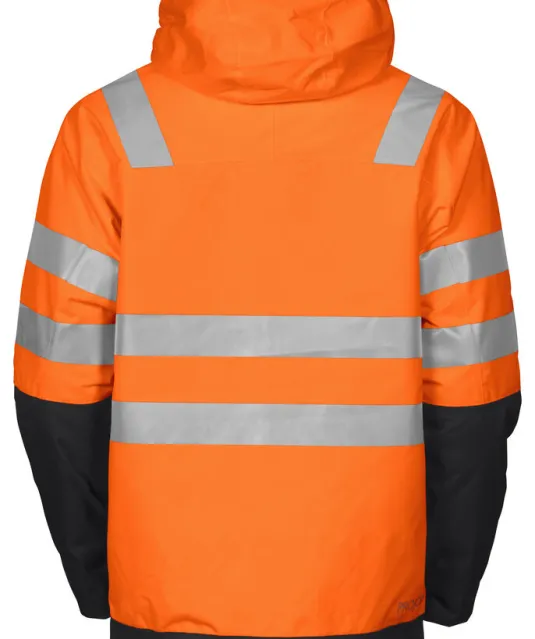 6418 GEVOERDE SIGNALISATIEJAS EN ISO 20471 KLASSE 3 Oranje/zwart