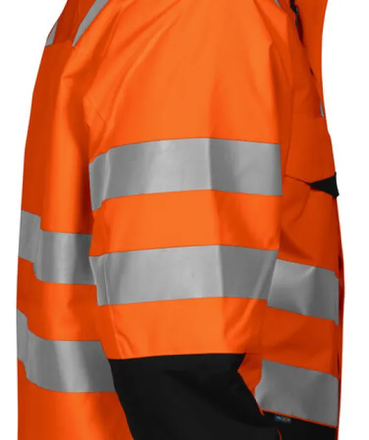 6418 GEVOERDE SIGNALISATIEJAS EN ISO 20471 KLASSE 3 Oranje/zwart