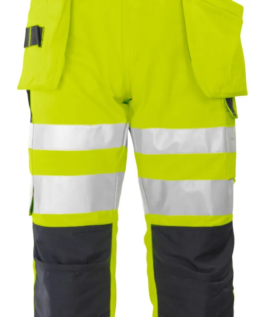 6510 SIGNALISATIEPIRATENBROEK EN ISO 20471 KLASSE 2 Geel/zwart