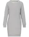 K493 - Bio fleece lounge jurk Light grey heather