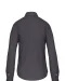 K542 - Dames poplin blouse lange mouwen Zinc