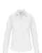 K542 - Dames poplin blouse lange mouwen White