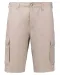 K755 - Lichte herenbermuda met diverse zakken Beige