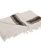 K128 - Fouta Handdoek Natural / Chocolate
