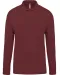 K256 - Piqué-herenpolo lange mouwen Wine