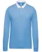 K213 - Rugbypolo Sky Blue / White