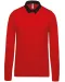K213 - Rugbypolo Red / Black