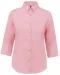 K558 - Overhemd in onderhoudsvriendelijk polykatoen-popeline 3/4-mouwen dames Pale Pink