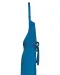 K8000 - Schort van polykatoen zonder zak Tropical Blue