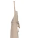 K8000 - Schort van polykatoen zonder zak Beige